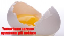 YUMURTANIN SARISINI BOZMADAN AYIRMANIN PÜF NOKTASI