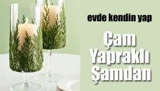 ÇAM YAPRAKLI ŞAMDAN