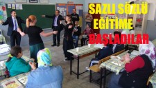 SAZLI SÖZLÜ EĞİTİME  BAŞLADILAR