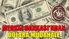 MERKEZ BANKASI DOLARA MÜDAHALE ETTİ