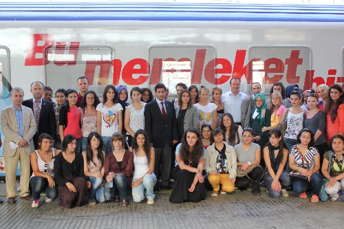 KARAELMAS GENÇLİK TRENİ ZONGULDAKTAN HAREKET ETTİ..