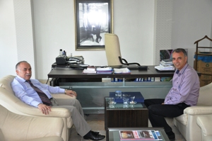 KAYMAKAM İBRAHİM ÇAY?DAN NEZAKET ZİYARETİ..