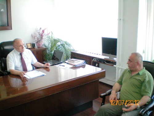 KDZ EREĞLİ KAYMAKAMI İBRAHİM ÇAYA ZİYARET..