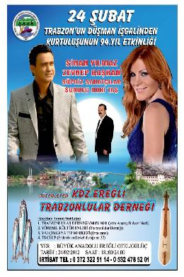 KDZ. EREĞLİ TRABZONLULAR DERNEĞİNDEN 24 ŞUBAT ETKİNLİĞİ..