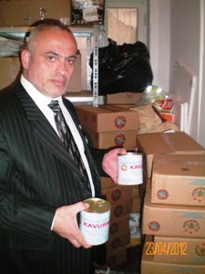 KDZ.EREĞLİ THK ŞUBE BAŞKANLIĞINDAN KAVURMA YARDIMI..