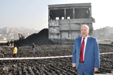 LAVUAR ALANININ YIKIMINA BAŞLANDI..