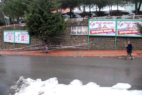 LİSE DUVARININ ÇEVRESİNE GÜVENLİK ÖNLEMİ..