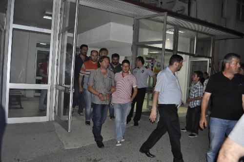 4 ZANLI TUTUKLANARAK CEZAEVİNE GÖNDERİLDİ..