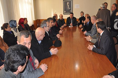 MECLİS ÜYELERİ VE PARTİLİLER İLE BİR ARAYA GELİNDİ..