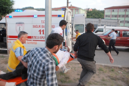 MİLYONCU FERDİYE KALDIRIM ÇARPTI..