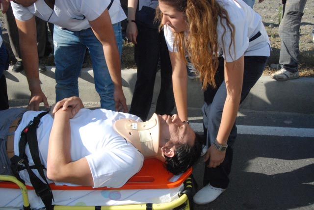 Motosiklet kazasında 1 kişi yaralandı