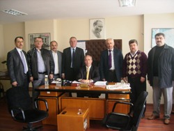 MUHTARLAR DERNEĞİ ŞOFÖRLER ODASINI ZİYARET ETTİ..