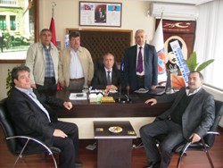 PAZARCILARDAN ŞOFÖRLERE ZİYARET..