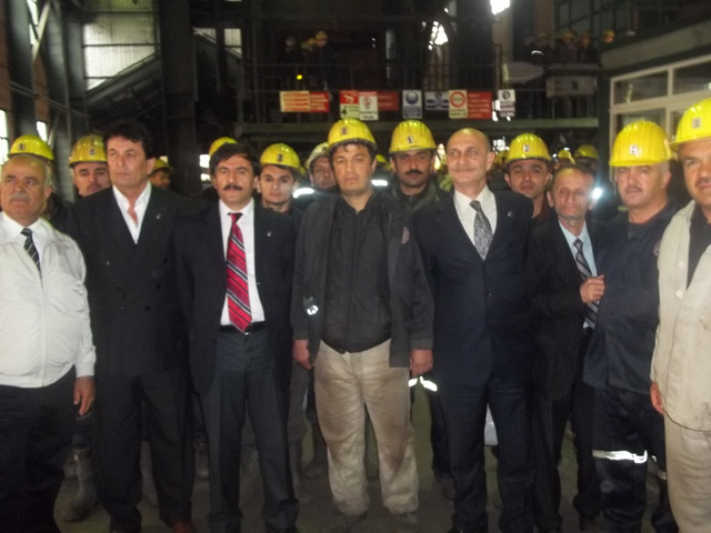 Pulat Madencilerle Buluştu