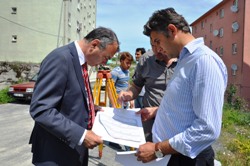 AFET KONUTLARINDA ÇALIŞMALAR BAŞLADI..