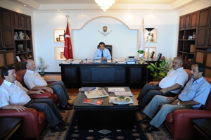 REKTÖR ÖZERE ZİYARET..