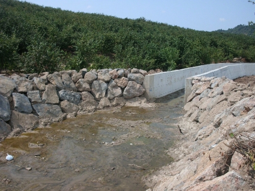 SARIKADI MAHALLESİ SEL SULARINDAN KORUNUYOR..