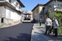 TAŞBAŞI MEVKİİ DE ASFALTLANDI..