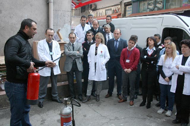 TATBİKAT YAPTILAR...