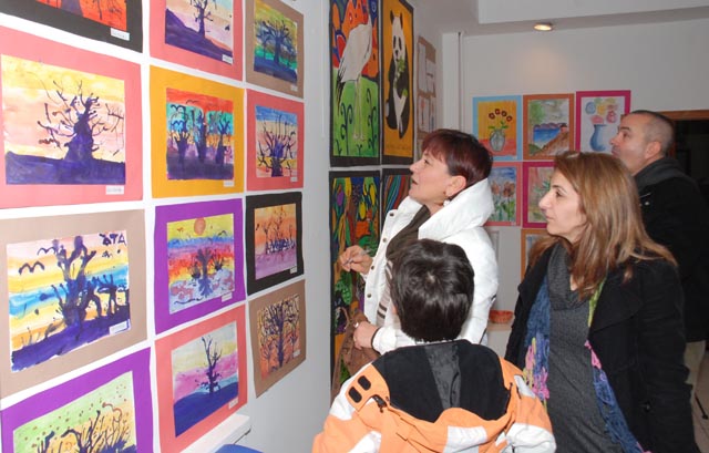 TEDLİ ÖĞRECİLER SERGİ AÇTI...