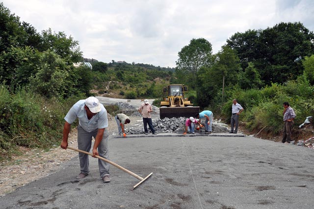 TOKİ yolunda ikinci etap çalışmalar başladı...