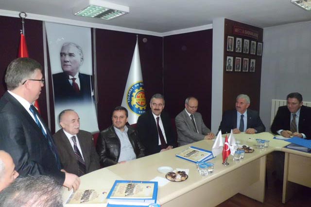 TSO MECLİS TOPLANTISINA KATILDILAR...