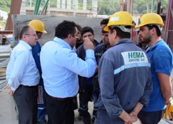 TUTKUN, AMASRA?DA HEMA İŞÇİSİNİ BİLGİLENDİRDİ..