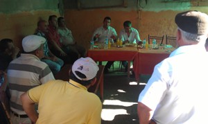 ULUPINAR, PELİTLİ KÖYÜNDE VATANDAŞLARLA SOHBET ETTİ..