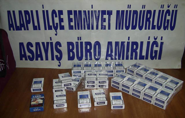 UYUŞTURUCU VE KAÇAK SİGARA YAKALANDI...