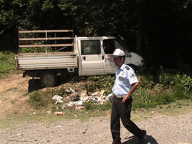 Uyuyan sürücü, ağaca çarparak durabildi