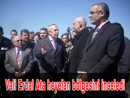 Vali Ata Heyelan Bölgesini İnceledi