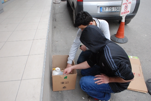 YARALI MARTIYA ÖĞRENCİLER SAHİP ÇIKTI..