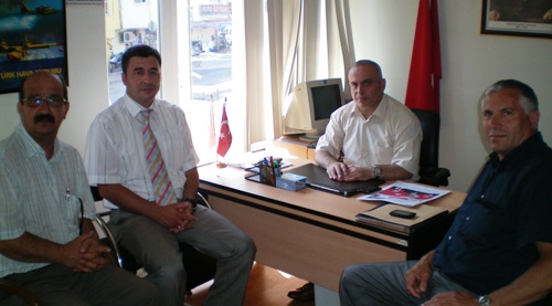 MALĞAÇ EREĞLİ THK ŞUBE BAŞKANLIĞINI ZİYARET ETTİ..