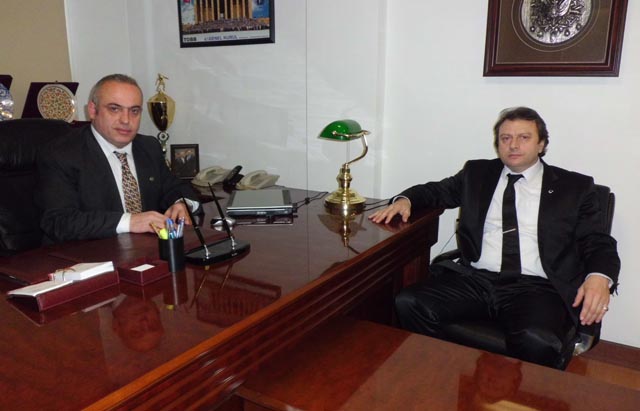 THK BAŞKANINI ZİYARET ETTİ...