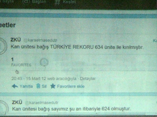 ZKÜ ÖĞRENCİLERİ, 750 ÜNİTE KANLA REKORA İMZA ATTI..